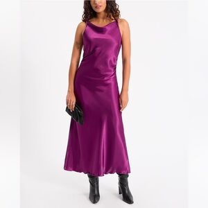 Satin Maxi Slip Dress